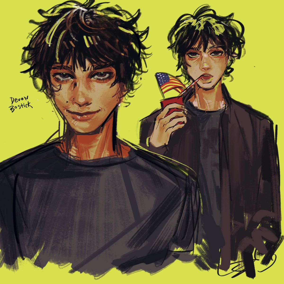 U can tell what reference pic I used #rodrickheffley #art