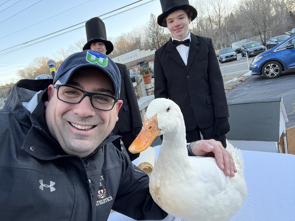 Pat Boyd (@reppatboyd) on Twitter photo It’s Official, Eastford’s Scramble the Duck says “Early Spring!” It’s Official, Eastford’s Scramble the Duck says “Early Spring!”