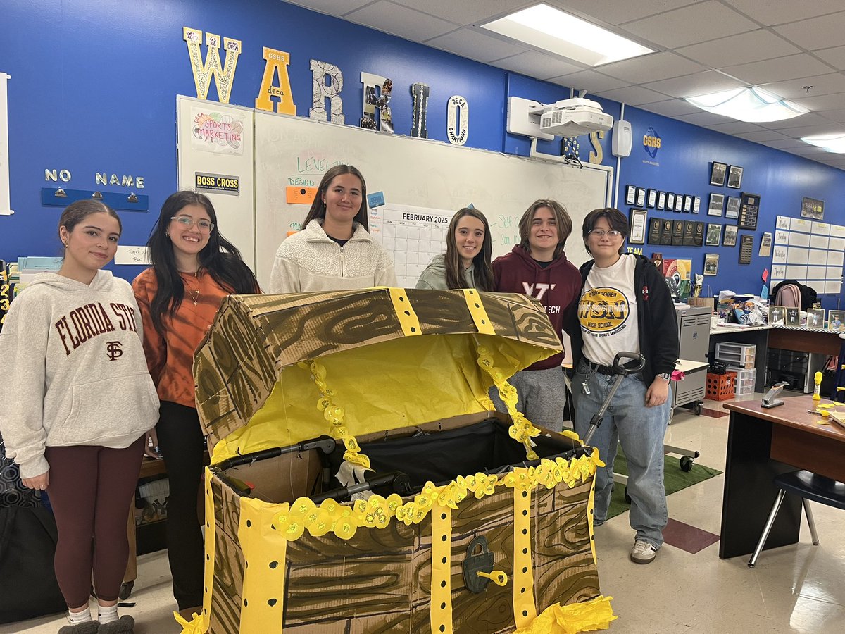 Our DECA float for the Gasparilla themed pep rally! #gshsmarketing