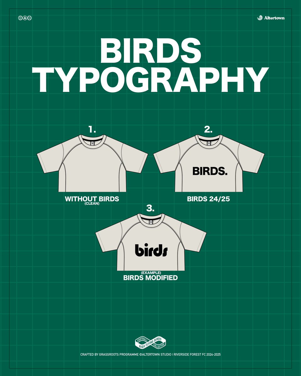 Birdies!
Kali ini klub dan apparel akan membuat jersey alter./3rd yang akan disesuaikan dari pilihan para burung-burung.

Silahkan ikuti vote nya di instagram story kami selama 1x24 jam ke depan, akan kami coba fasilitasi sesuai pilihan kalian.

Jadilah bagian dari kami 🕊️