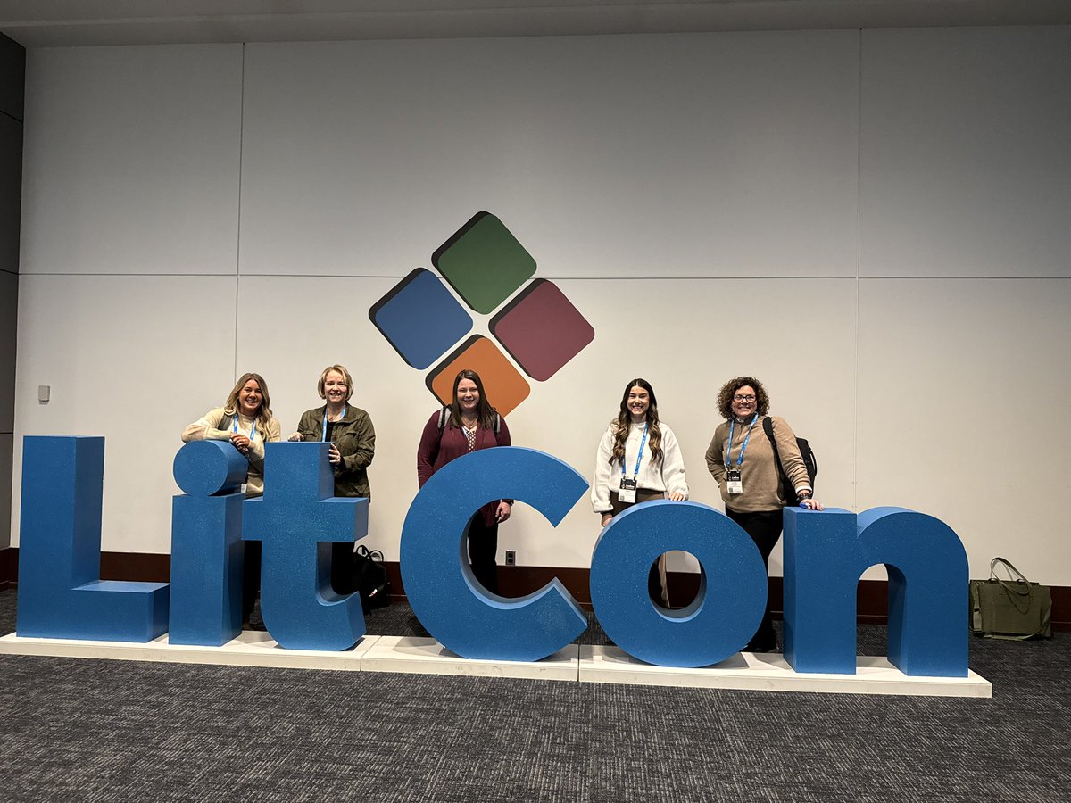 So excited to learn from literacy experts at LitCon!  #K8LitCon  #LancerPride