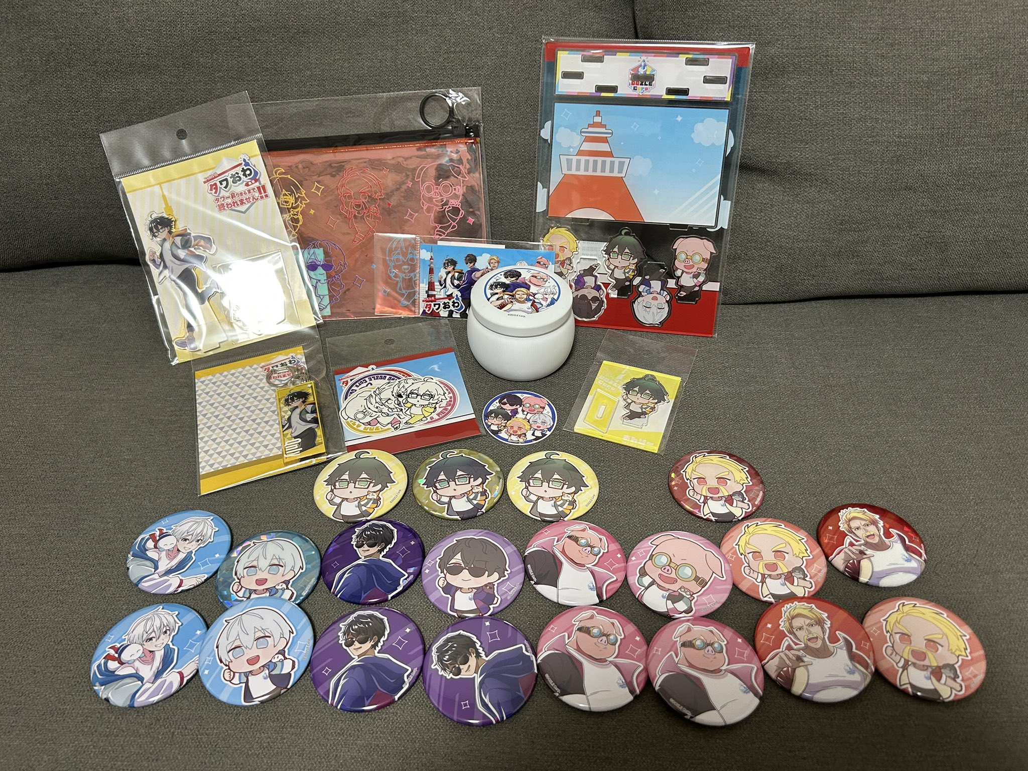 ドズル社 おんりー タワー タワおわ 缶バッジ SD