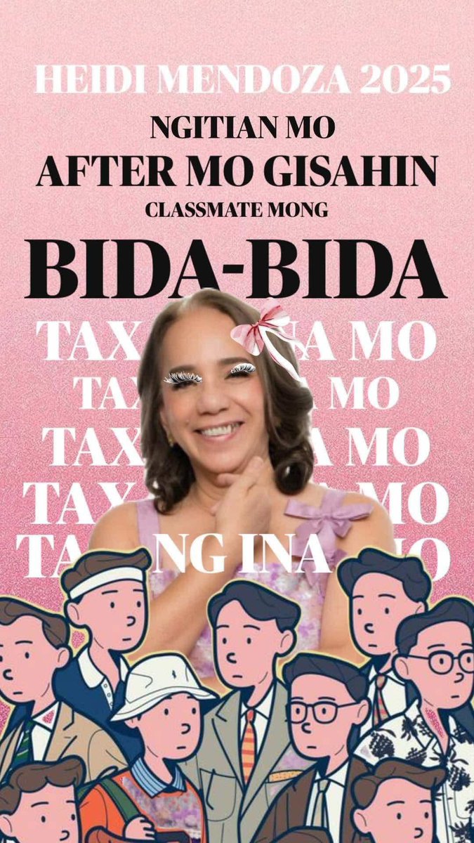 HeidiMendoza45's tweet photo. Love lang mga anak. 💜

Pagkatapos mo tanungin ng : TAX NG INA MO. Saan napunta??? 

Kaya ang tanong: Let me be the one na ba this 2025?

Or doon pa rin tayo sa nag bubudots? Magpapabitag? or Bago raw ang boses pero galing sa dynasty.👀

#45HeidiMendoza
#FormerCOACommissioner https://t.co/JyvpmgbxW9