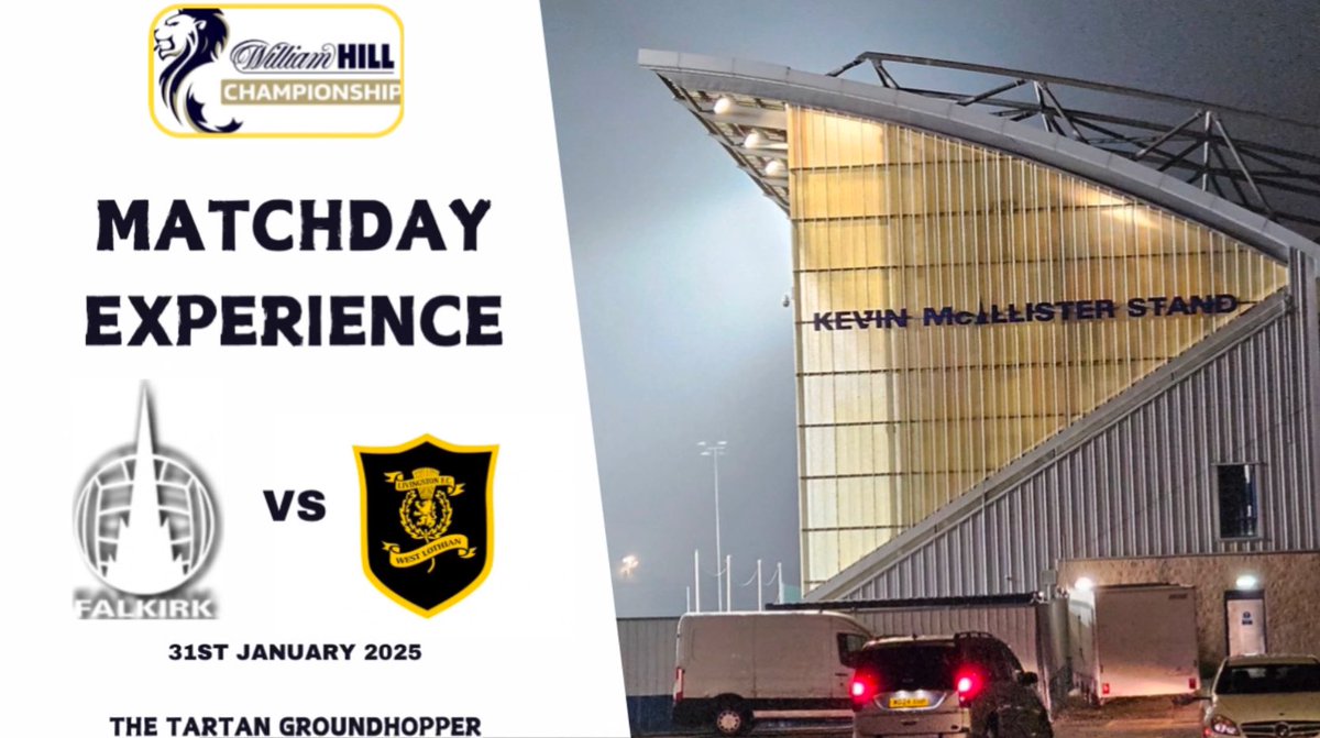 The Tartan Groundhopper (@tartan_ghopper) on Twitter photo An enthralling night under the lights at the Falkirk Stadium between <a href="/FalkirkFC/">Falkirk FC</a> and <a href="/LiviFCOfficial/">Livingston Football Club</a>.
Watch my entire matchday experience from the Livingston end.
Please like and subscribe to my YouTube channel as this encourages me on my journey
youtu.be/N2dpoIGIC0U?si… An enthralling night under the lights at the Falkirk Stadium between <a href="/FalkirkFC/">Falkirk FC</a> and <a href="/LiviFCOfficial/">Livingston Football Club</a>.
Watch my entire matchday experience from the Livingston end.
Please like and subscribe to my YouTube channel as this encourages me on my journey
youtu.be/N2dpoIGIC0U?si…
