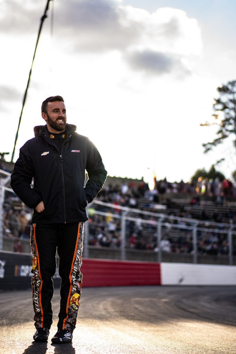 Austin Dillon (@austindillon3) on Twitter photo Last night didn’t go as planned but the <a href="/BassProShops/">Bass Pro Shops</a> <a href="/winchester/">Winchester Ammunition</a> Chevy looks awesome. The infield drain at the Madhouse will get you if you aren’t careful. One more shot today to lock into the <a href="/nascarclash/">Cook Out Clash at Bowman Gray Stadium</a>. Have a blessed Sunday everyone. Racing is back. Last night didn’t go as planned but the <a href="/BassProShops/">Bass Pro Shops</a> <a href="/winchester/">Winchester Ammunition</a> Chevy looks awesome. The infield drain at the Madhouse will get you if you aren’t careful. One more shot today to lock into the <a href="/nascarclash/">Cook Out Clash at Bowman Gray Stadium</a>. Have a blessed Sunday everyone. Racing is back.