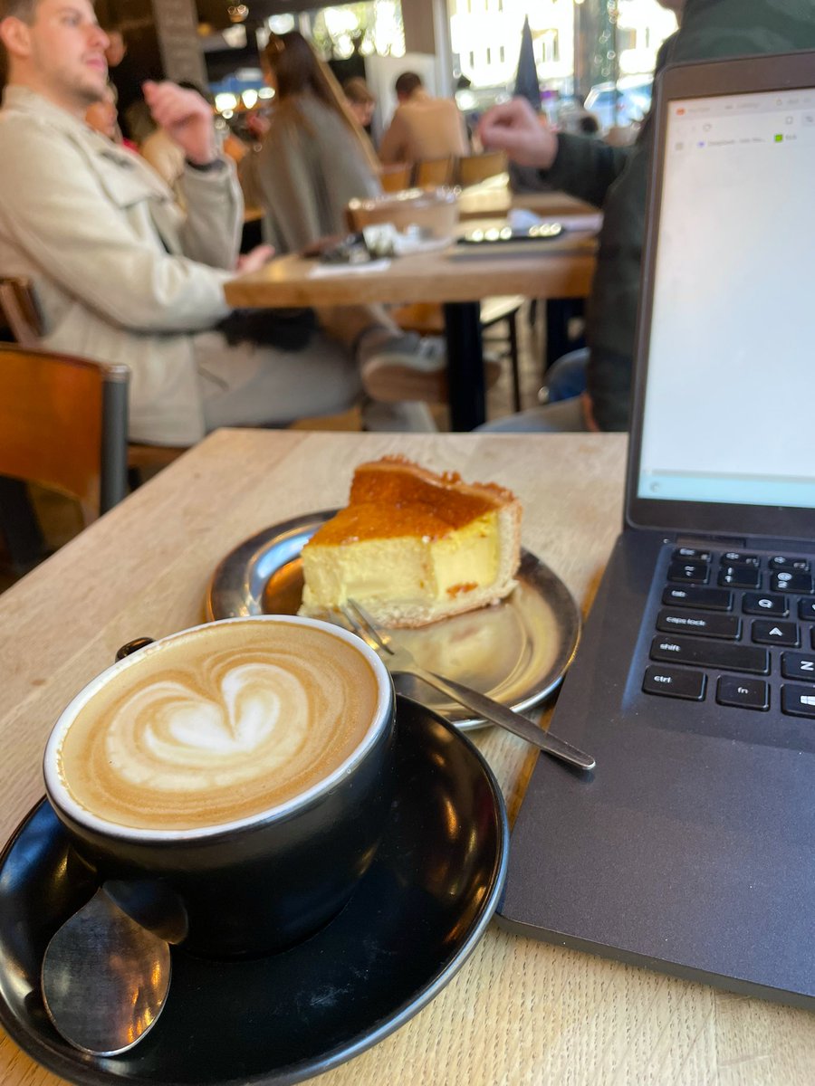 saulgooodmann's tweet photo. Simple joys: a warm coffee, a sweet treat, and a moment to unwind. ☕✨ https://t.co/fv8SJnoI07