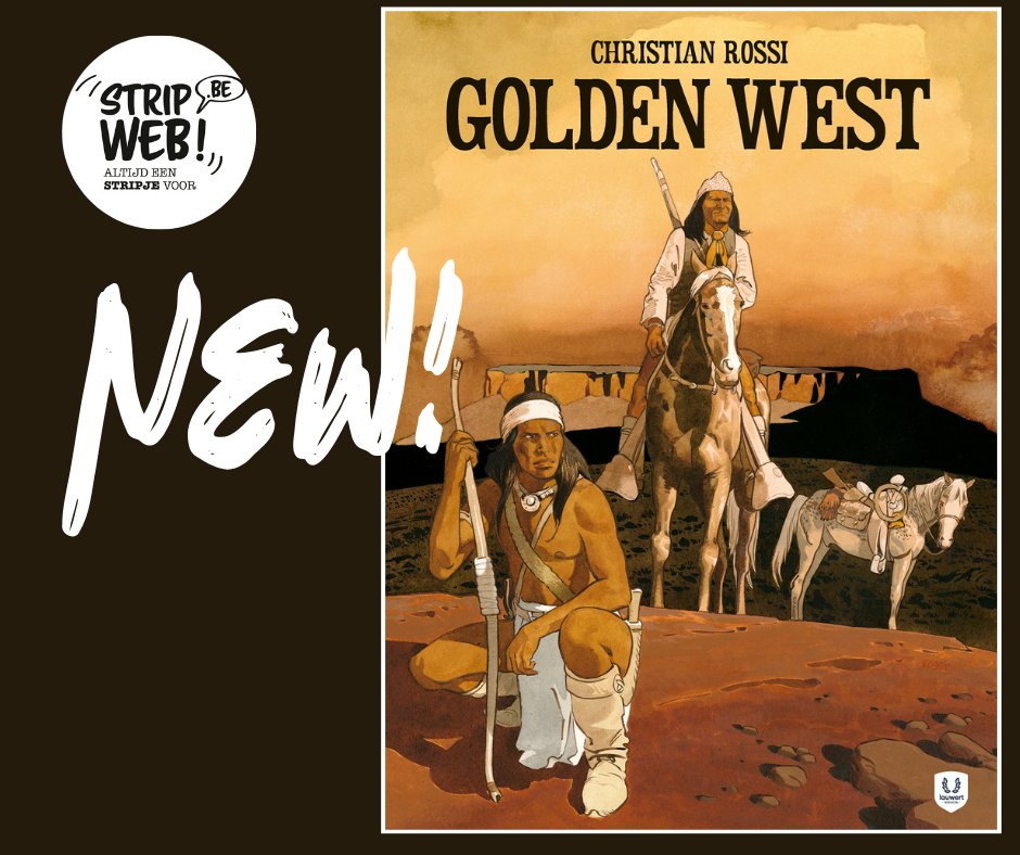🌟 Ontdek de nieuwste strip van Christian Rossi: Golden West! 🎨✨
Volg de jonge Apache Woan, die na verbanning zijn weg vindt in de ruige natuur en onderweg Geronimo ontmoet. Met magistrale tekeningen en decors en een meeslepend verhaal!
Lees meer 👉 tinyurl.com/golden-west-ro…