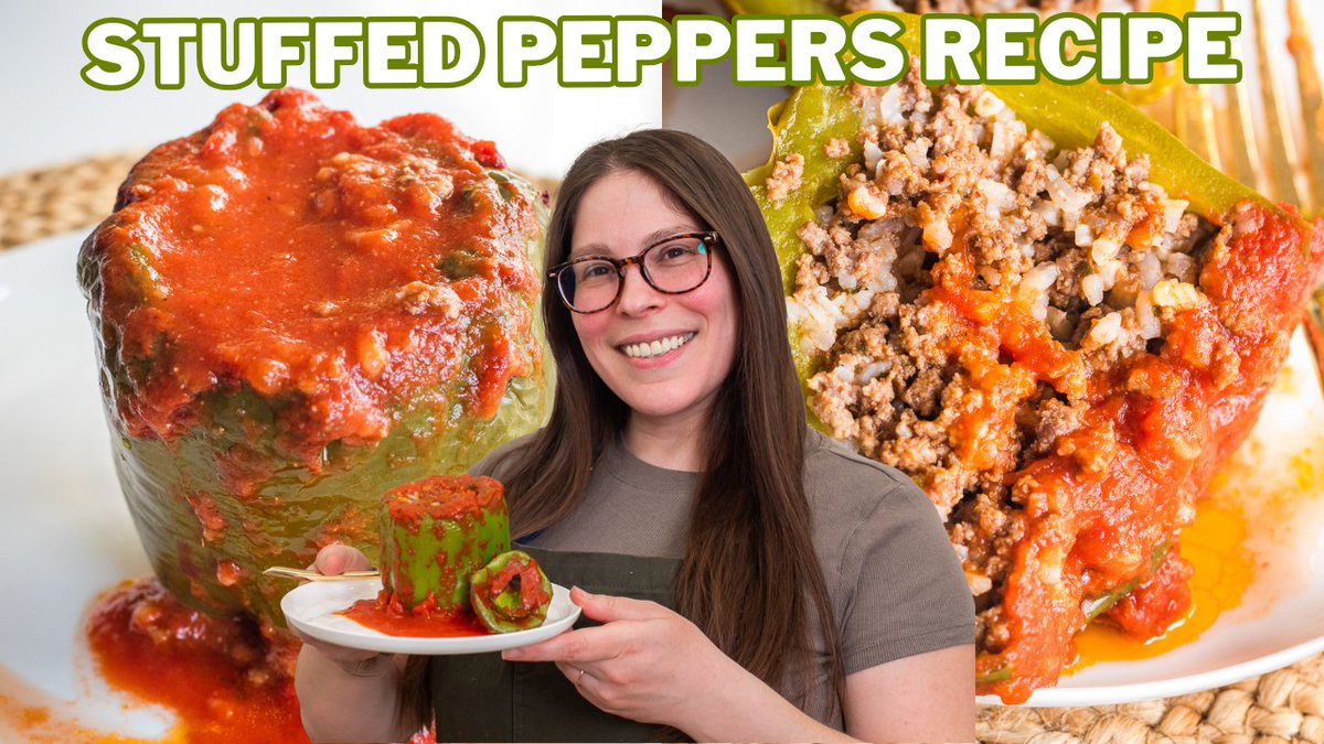 Make the best stuffed peppers for dinner, yeah? :) youtube.com/watch?v=pjROfk…