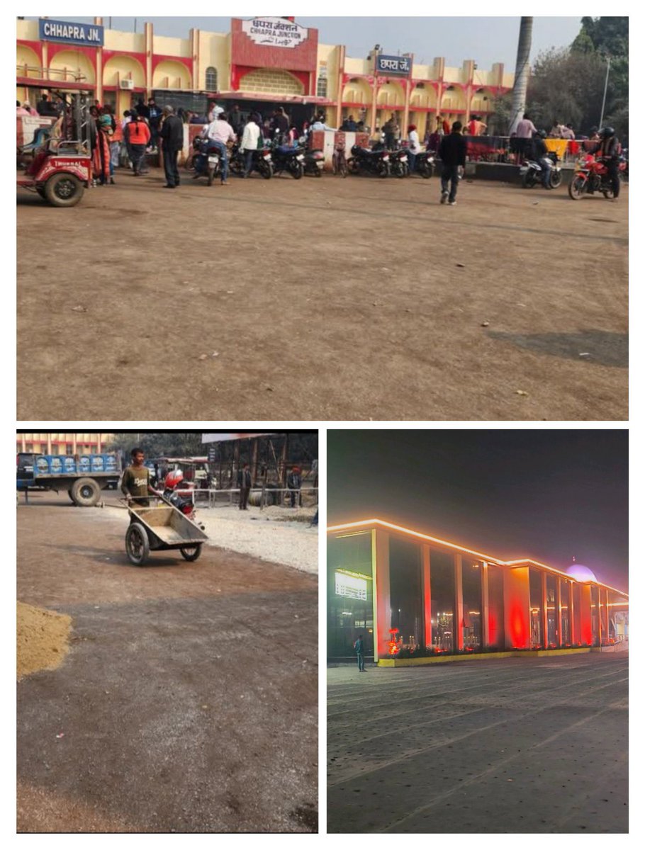 badassatron__'s tweet image. छपरा जंक्शन पर भ्रष्ट ठेकदारों को संरक्षण देकर अधिकारियों द्वारा सिर्फ लुट मचाया जाता है,निर्माण कार्य में गुणवत्ता का कोई ध्यान नहीं रखा जाता है,NSG-2 station की देश में कहीं ऐसी स्थिति नहीं है!
बनारस के स्टेशन और छपरा के पिचिंग में ही अंतर देखिए।
@RailMinIndia @Saran_dm