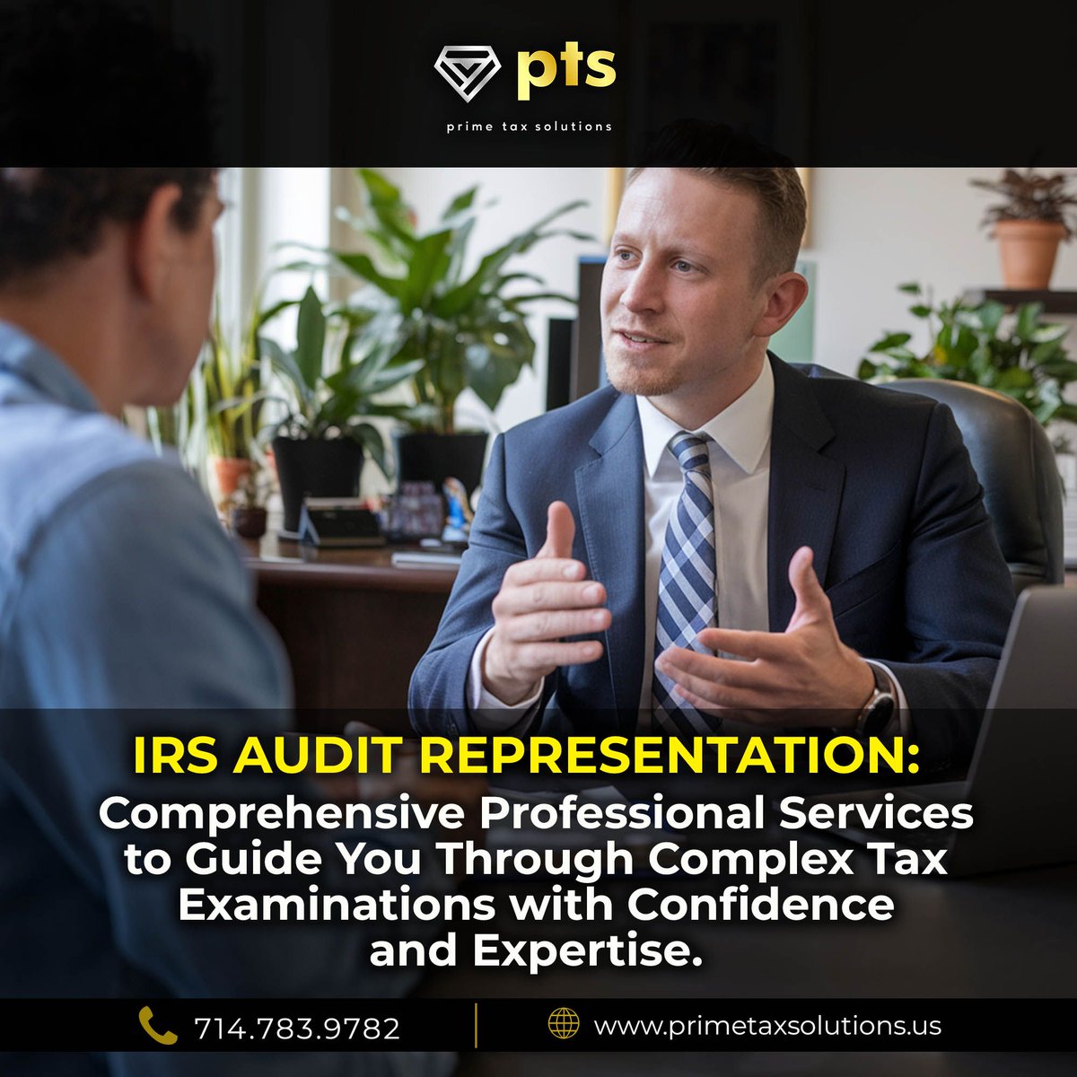 hbtaxgal's tweet image. IRS Audit Incoming? Don&apos;t Face It Alone! Professional tax representation turns potential stress into a strategic resolution. 

Ask us how 👇
buff.ly/4eJXUP2
Call 714-783-9782 to solve your IRS Problems

#TaxHelp #AuditSupport #PrimeTaxSolutions