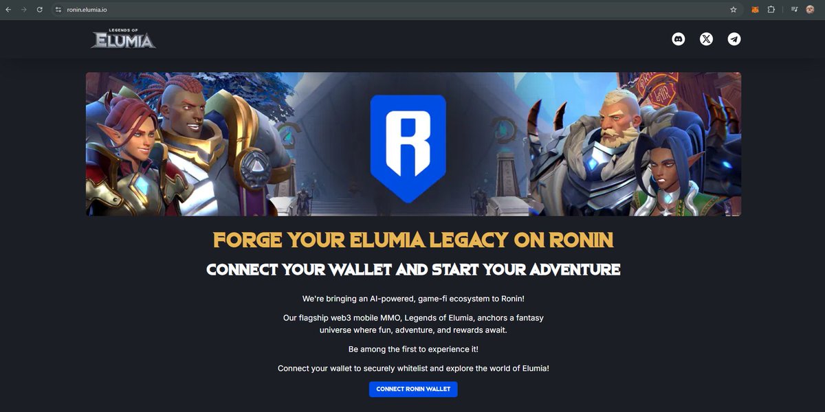 Zanie⚡️$CAG💋 (@zaniessi) on Twitter photo just a reminder if you haven't secure your wl yet, you still have time to join <a href="/PlayElumia/">Legends of Elumia</a> simply connect your ronin wallet to join. just a reminder if you haven't secure your wl yet, you still have time to join <a href="/PlayElumia/">Legends of Elumia</a> simply connect your ronin wallet to join.