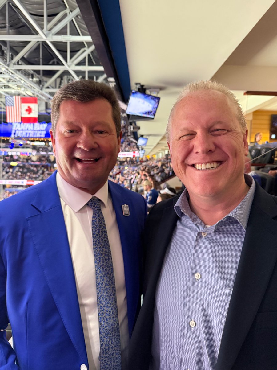 Congratulations to Rick Peckham and Brian Bradley on your induction into the <a href="/TBLightning/">Tampa Bay Lightning</a> Hall of Fame last night. <a href="/NHL/">NHL</a> <a href="/NHLAlumni/">NHL Alumni</a>