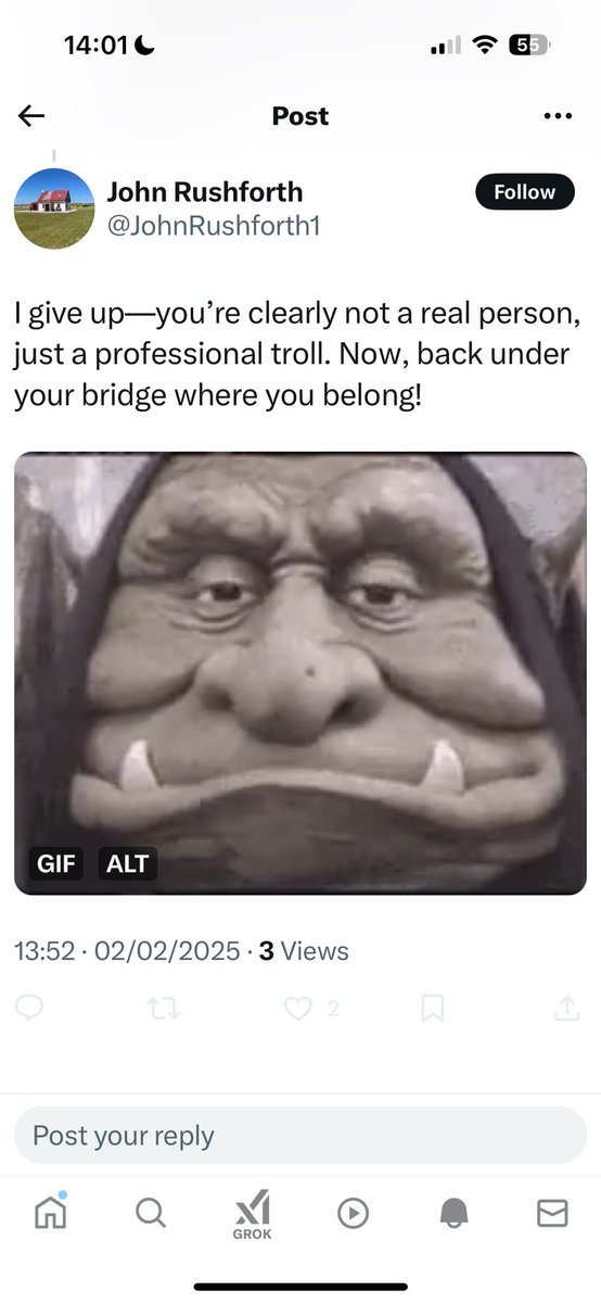 Dr Alan Jerome Harper (@dr_alan_harper) on Twitter photo You have an exchange with these morons, and then just after they block you for highlighting reality, you realise they live in a remote part of Scotland and have zero idea about the impacts of immigration or the things they grandstand over.
Cc: <a href="/JohnRushforth1/">John Rushforth</a> You have an exchange with these morons, and then just after they block you for highlighting reality, you realise they live in a remote part of Scotland and have zero idea about the impacts of immigration or the things they grandstand over.
Cc: <a href="/JohnRushforth1/">John Rushforth</a>