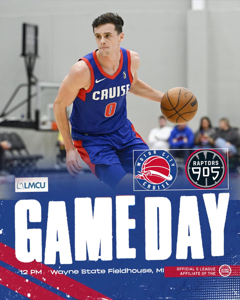 Another one at home!

🆚 <a href="/Raptors905/">Raptors 905</a> 
⏰ 12PM ET
📺 <a href="/NBATV/">NBA TV</a> 
💻 Livestream: bit.ly/3YJQSmz

#MotorCityBasketball
