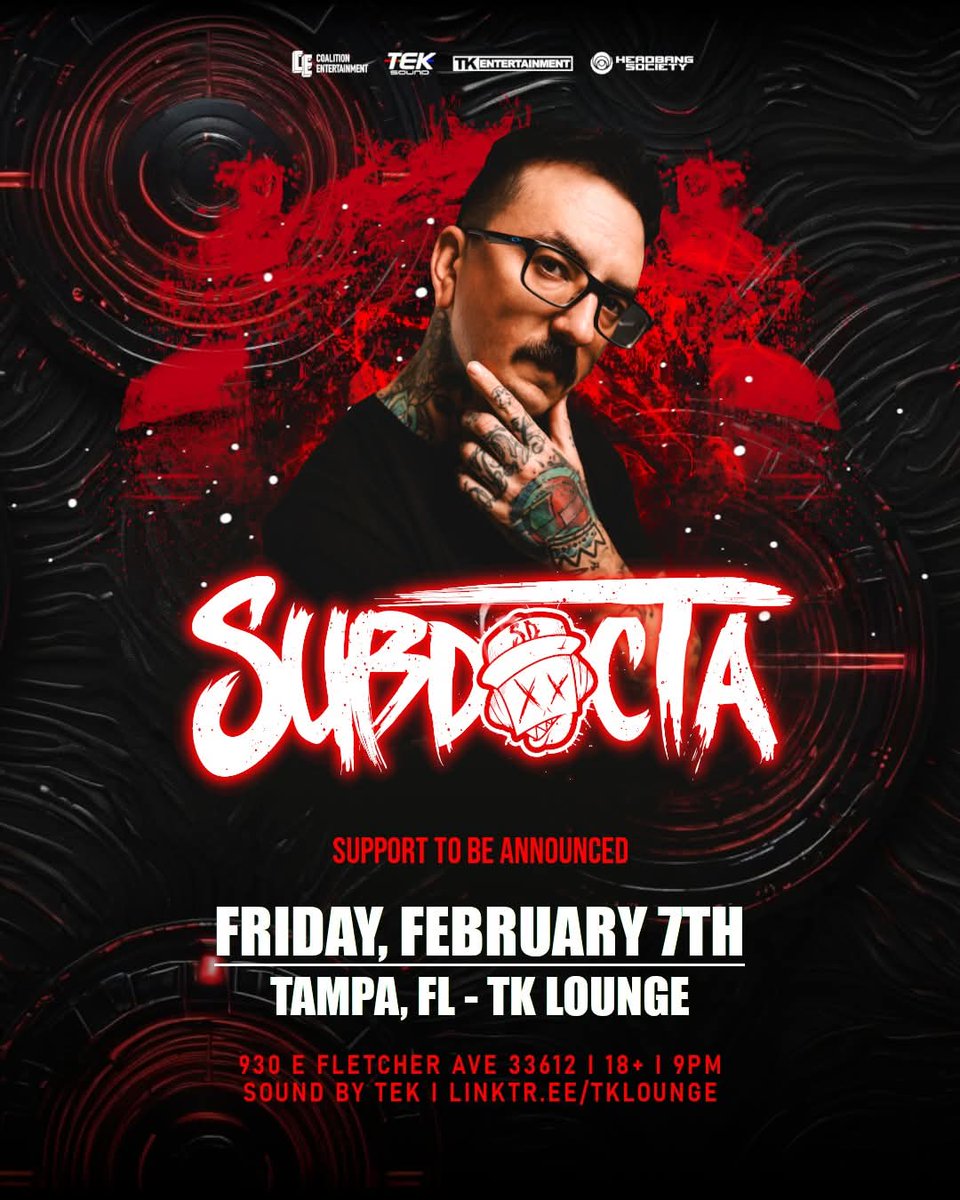 5 days away! Cant wait to see the homie <a href="/subdocta/">SubDocta</a> in person again! Who else is going?

<a href="/TK__Lounge/">𝖳𝖠𝖬𝖯𝖠 𝖪𝖠𝖱𝖠𝖮𝖪𝖤 𝖵𝖨𝖯</a>