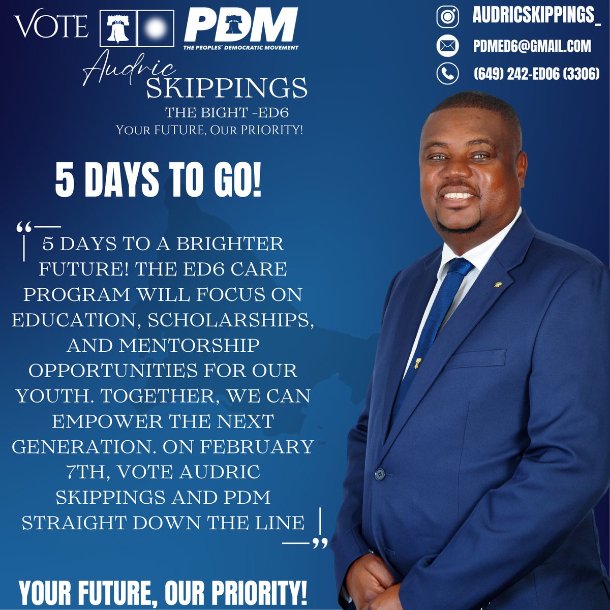 Hon.Audric Skippings (@audricskippings) on Twitter photo 