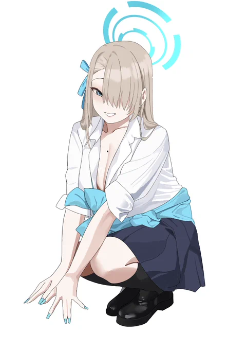#ブルアカ 制服アスナ 