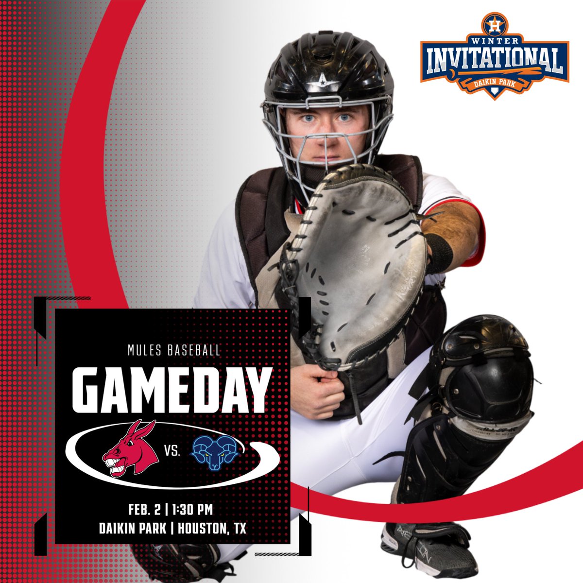 One more time in Space City!

🆚 | Jefferson
🏟️ | Daikin Park (Houston, TX)
📻 | 98.5 The BAR
🔊 | WarrensburgRadio.com
💻 | TheMIAANetwork.com/UCMMULES ($)
📊 | UCMAthletics.com/gamedaystats
🎟️ | atmlb.com/40TwmCf

#teamUCM x #RollStable