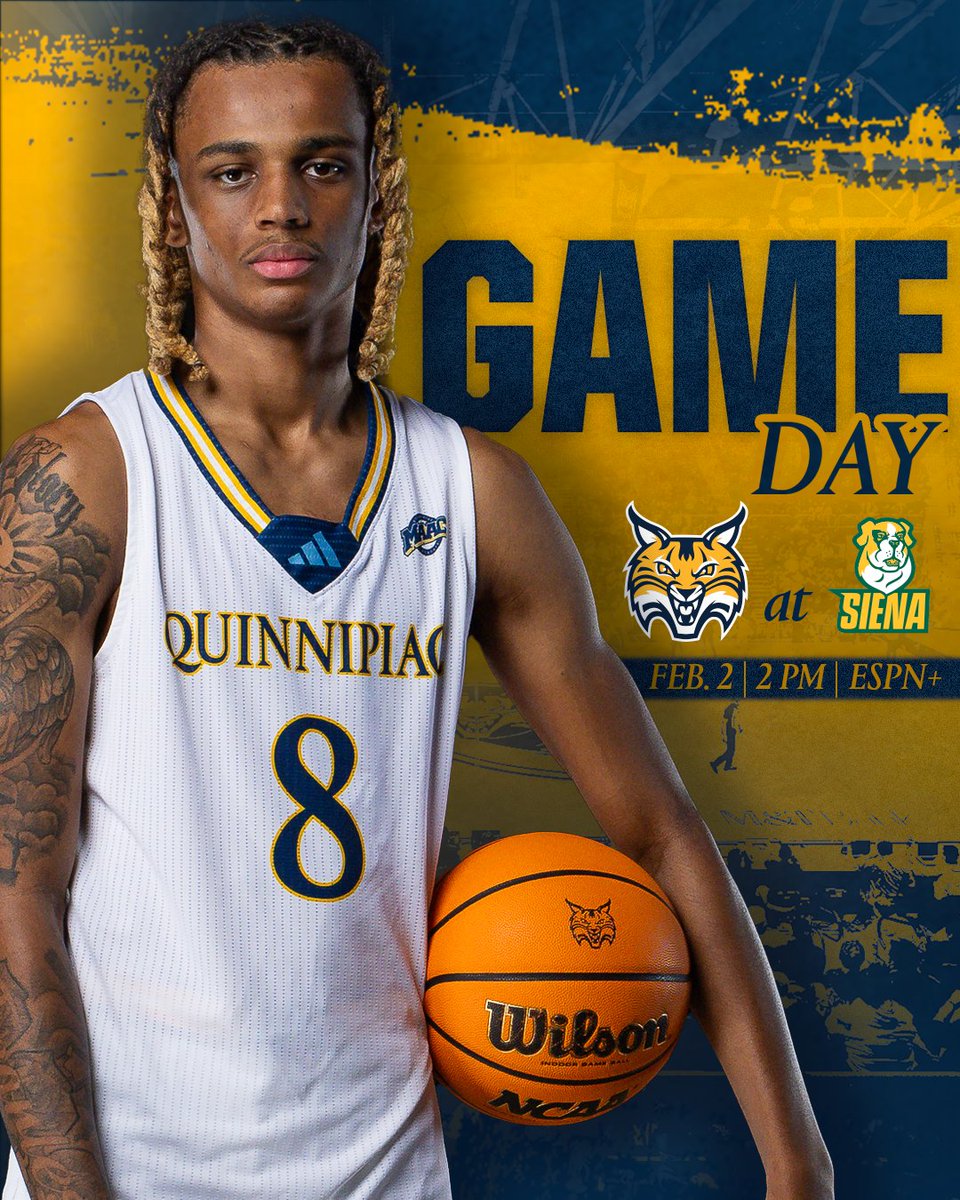 𝗚𝗔𝗠𝗘𝗗𝗔𝗬 on the road!

🆚 Siena
📍 Albany, NY
⏰ 2:00 PM
🖥️ ESPN+