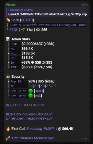 Smashing_PUMP_'s tweet photo. $Carti
ca: GsavCtL3v8XHeMfT2PvdxVEWbAzt1JAzpUg7ku3Cpump

3h +1,704% https://t.co/r7cVKk3t7H