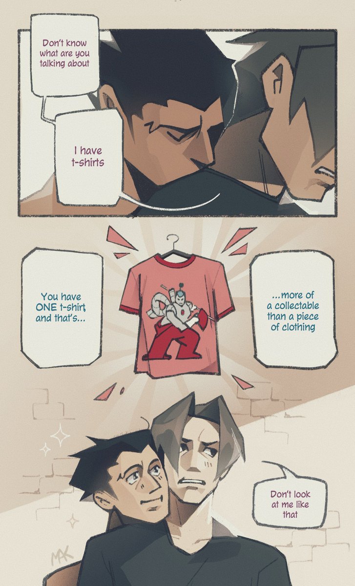 BllMAK's tweet image. borrowing clothes (1/2)
#aceattorney