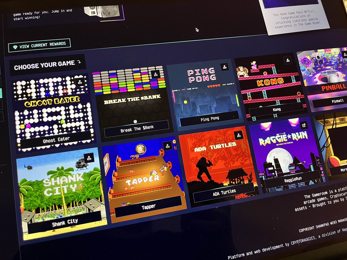 Less than 24 hours to go before The Gameroom minter is closed for good!

The Gameroom pass will be your FREE play access to the arcade!  You can compete for 20% of the mining rewards!

Help The Gameroom secure 1 last miner and mint below:

mints.yepple.io/gameroom

Hundreds of ada
