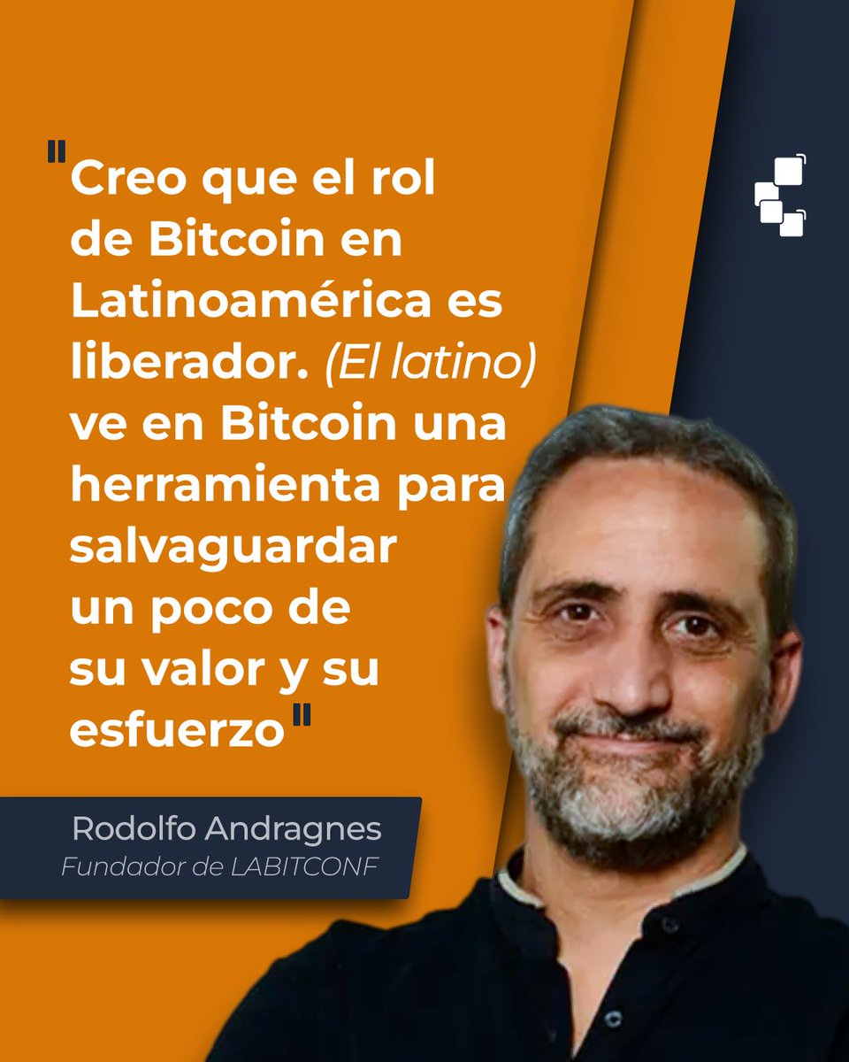 Según Andragnes en Latinoamérica, #Bitcoin es libertad financiera. 💸 #btc # criptomonedas