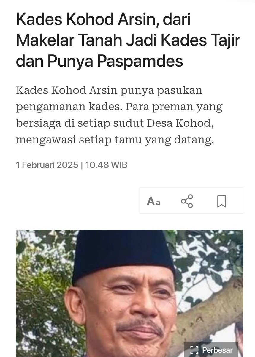 Dari tukang tabungan keliling lalu calo tanah, calonkan diri jadi Kades, menjadi Kades bentuk pasukan pengamanan Desa, atau ajudan pribadinya. 
Memang orang kalo Kaya mendadak itu gayanya pasti hedon. Beda kalo orang sukses hasil dari usaha dan proses yg halal.