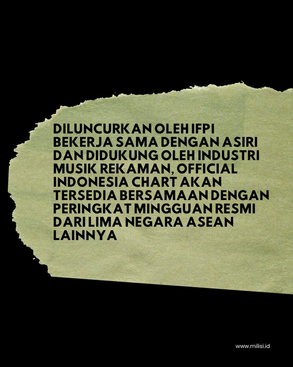 Chart Indonesia versi ASIRI resmi diluncurkan #kabarmilisi