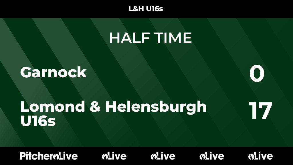 HALF TIME: Garnock 0 - 17 Lomond &amp; Helensburgh U16s
#GARLOM #Pitchero
helensburghrugby.co.uk/teams/254025/m…