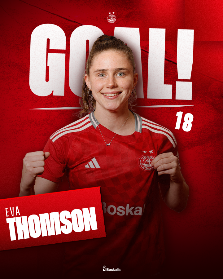 AberdeenWomen's tweet photo. EVA THOMSON OLE OLE 😎 https://t.co/8EeTem9rnO