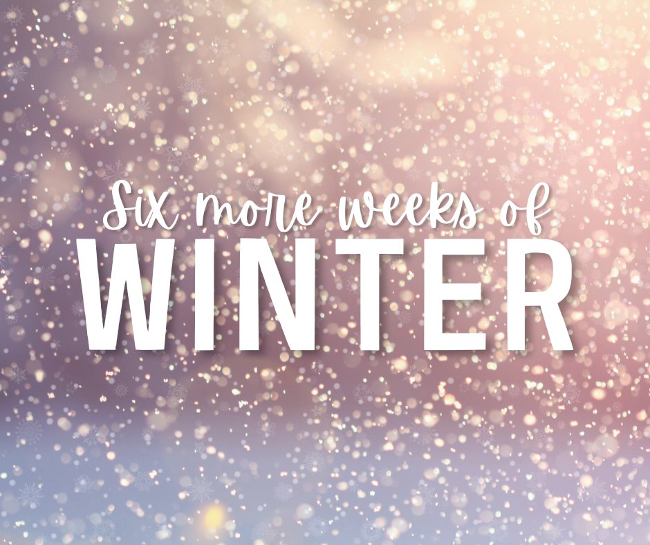 Groundhog: 1, Spring: 0. 🌸❌ See you in six weeks, sunshine!