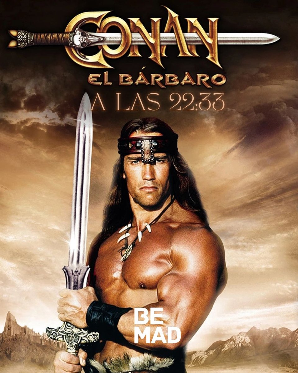 Conan, con el paso de los años, se convierte en un excelente luchador y decide vengarse de aquellos que mataron a su familia ⚔️🩸

👀 CONAN EL BÁRBARO - 22:33📽️ #BeMad 🍿📺

bemad.es/cine/