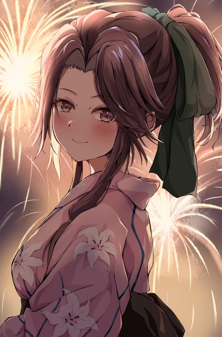 季節外れかもしれんが浴衣神通さん#艦これ 