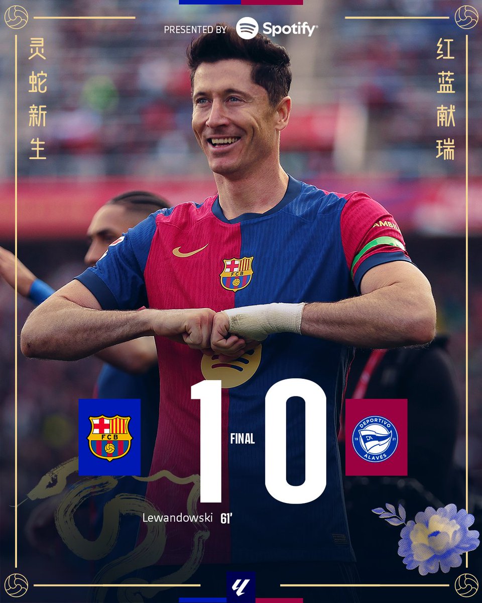 FCBarcelona's tweet photo. 🐍 FULL TIME! 🐍
#BarçaAlavés https://t.co/t67quypza4