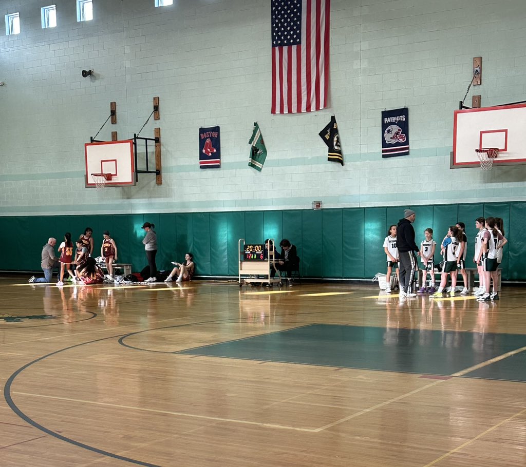 6th grade girls with a strong first half against Weymouth this morning.  Let’s see if they come up with the right strategy to hold on for the win!