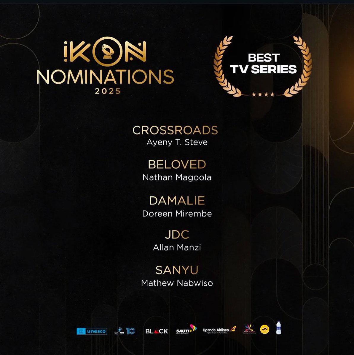 12 Nominations for MAKULA and A SANYU Nomination in the Ikon awards 2025.
The two projects that hold dearly to my heart.
And My self being nominated for Best Supporting Role.

Congratulations to Us  cheers 🥂.
#makulamovie #Sanyu #ikonawards2025
