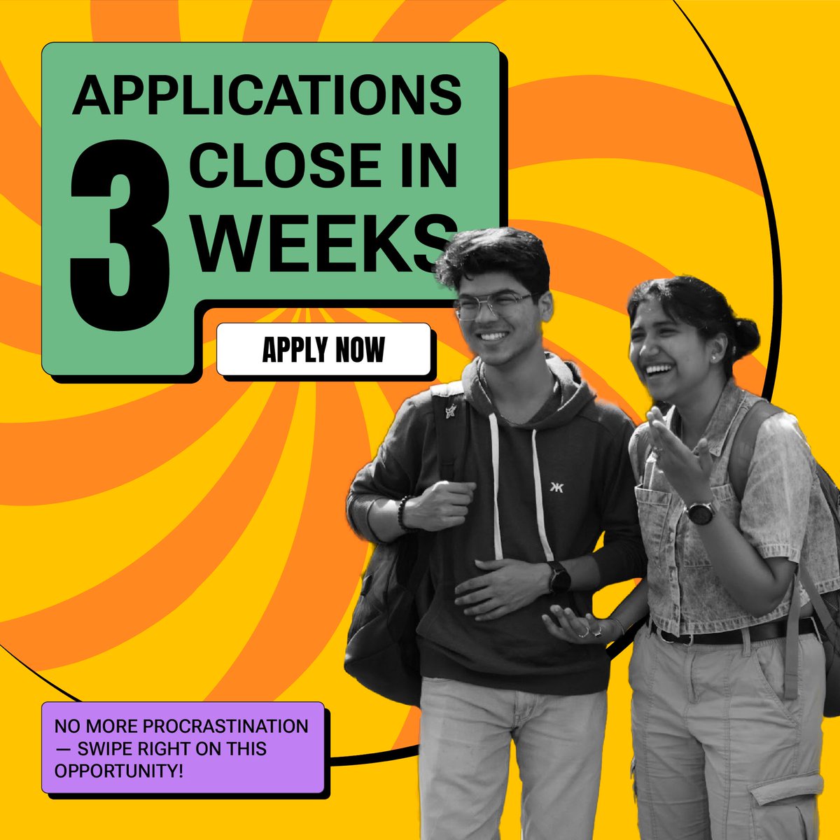 Only 3 WEEKS left to apply for Hack This Fall 2025 In-Person hackathon 📢

No more ‘I’ll do it later’—grab this opportunity with your team right away! 🥳

🗓️ 21-23 March 2025 📍 KU, Gandhinagar (GJ)
🔗 Apply @ hackthisfall.devfolio.co

#HackThisFall2025 #HackThisFall #HTFCommunity