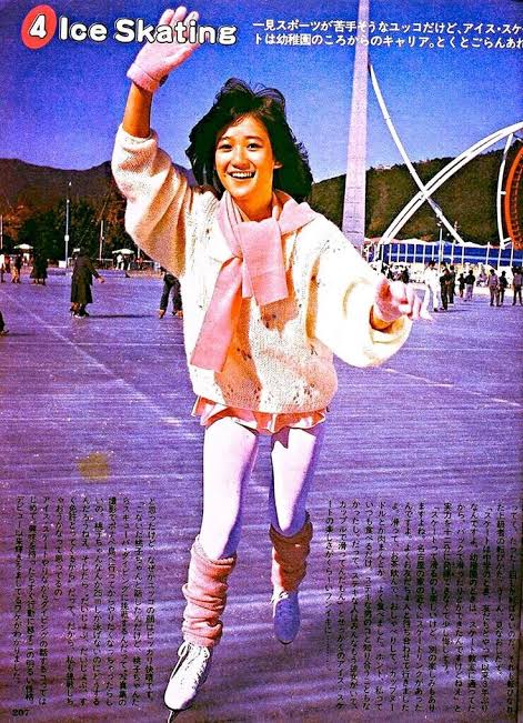 hyugaji17245's tweet image. 1972年2月3日オリンピック 第11回 札幌冬季オリンピックが札幌で開幕しました。岡田有希子さんは、雑誌の取材やテレビ中継でスケートやスキー場に行きました。#岡田有希子 #札幌オリンピック #スケート #スキー