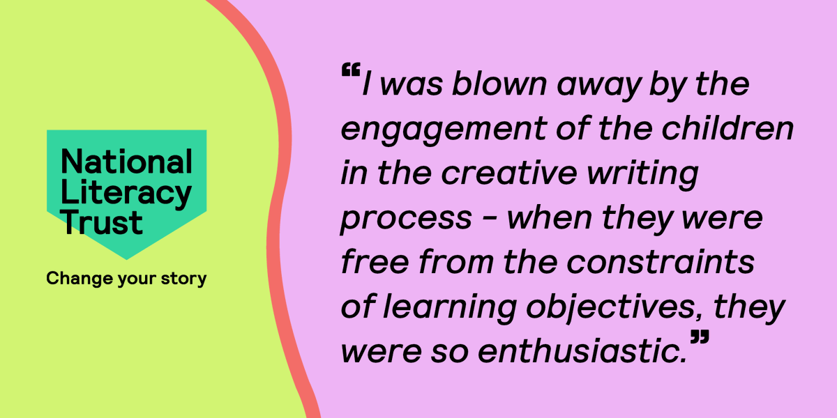 Literacy_Trust's tweet image. It’s #NationalStorytellingWeek! 🥳

Children who enjoy writing are seven times more likely to reach the expecting standard for their age. Supported by @AmazonUK, our free resources and events will spark creativity and build vital literacy skills.

Join us: literacytrust.org.uk/resources/nati…