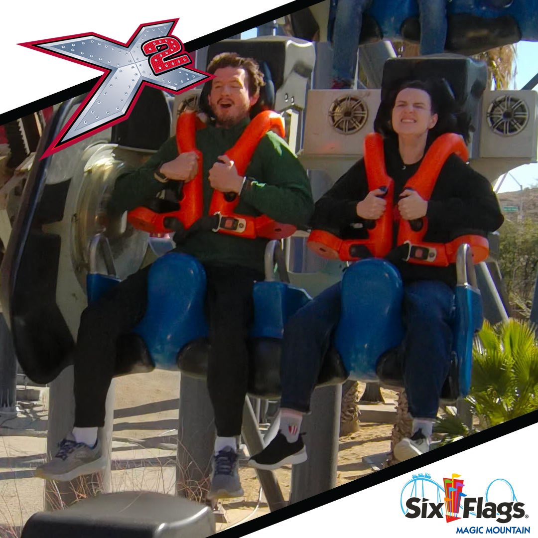 Doctor_Coaster's tweet image. By some miracle, I am walking away from my Southern California trip with 38/38 operating coasters, including X2. What a riot that ride is!