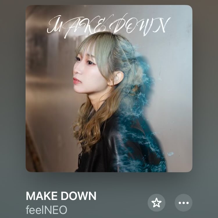 yanagi_1192's tweet photo. ライブとはまた違う良さと歌詞を知れるのありがたい！
冒頭の"MAKE DOWN"のセリフが色っぽいです！
#feelNEO #MAKEDOWN https://t.co/ahGL4VAPAg