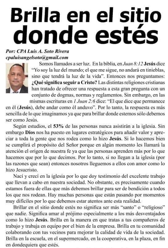 cpalsoto's tweet image. Shine wherever you are.