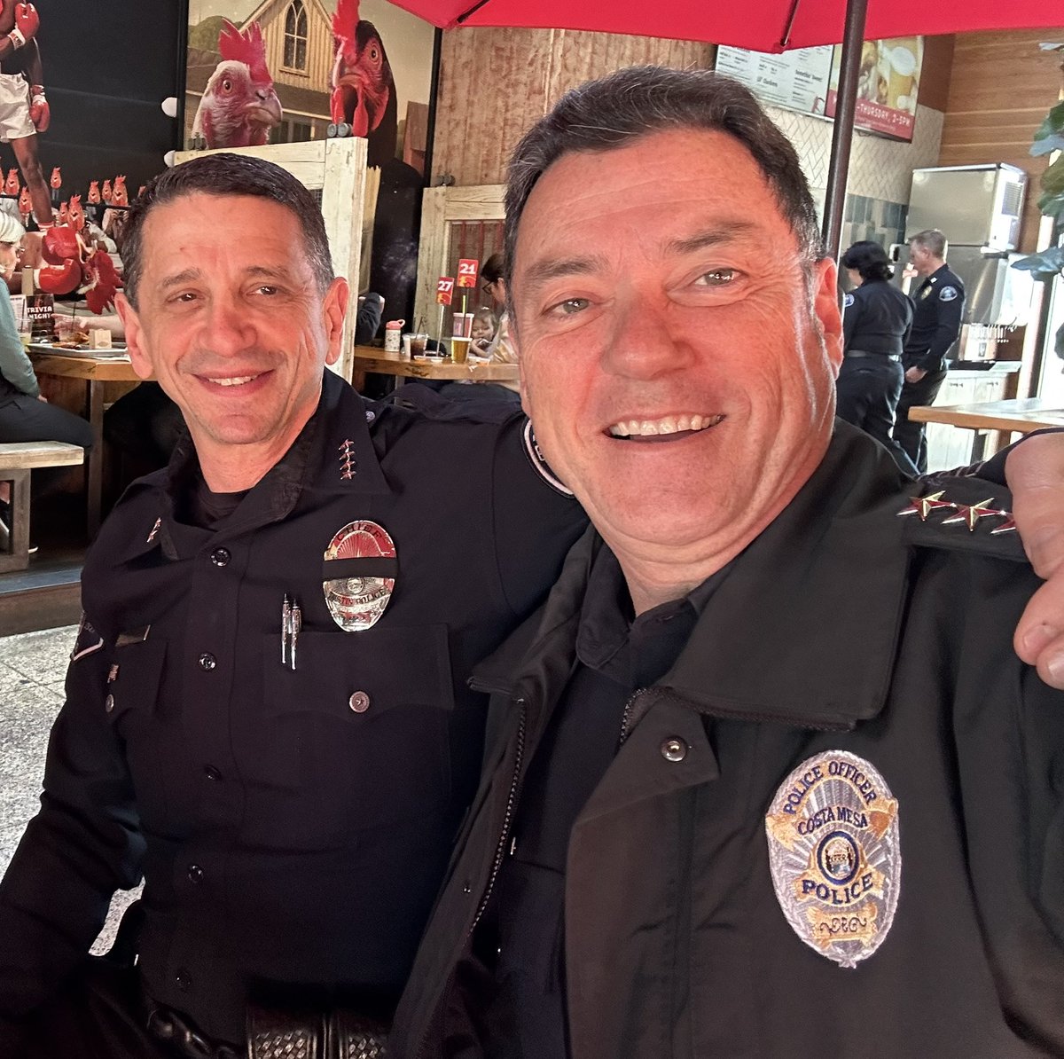 Congratulations <a href="/TustinPolice/">Tustin PD</a> Chief Stu Greenberg on a well deserved retirement this weekend after an amazing 39-year career in California law enforcement. Always fun to watch someone get to the retirement finish line!