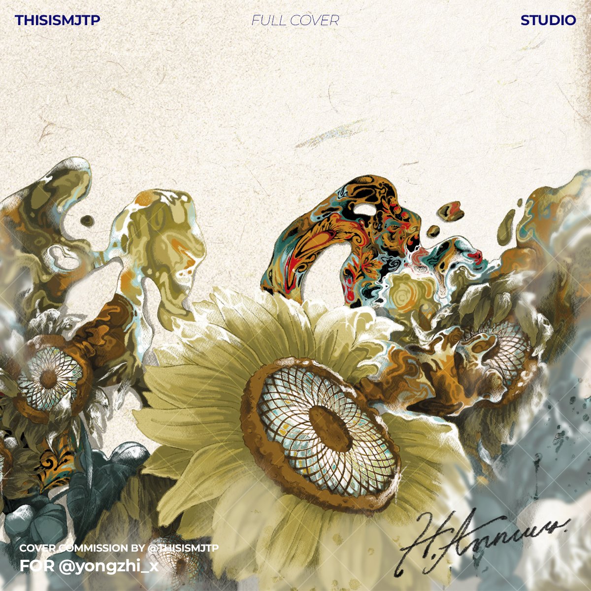 thisismjtp's tweet image. H.Annuuss
Author: yongzhix — @yongzhi_x  

ดีใจที่ได้กลับมาทำปกด้วยกันอีกครั้งนะคะ 🤍 เป็นงานสไตล์ที่ถนัดมือมาก ๆ งานนี้มีดีเทลเล็ก ๆ ที่เพิ่มความหมายให้กับปกด้วย ขอเล่าสั้น ๆ เป็นบันทึกการดีไซน์ในเธรดนี้ฮะ ✨ 

#mjtpcover