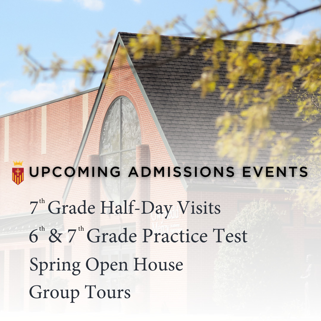 Interested in learning more about Gwynedd Mercy this spring? 

Join us for a practice test, schedule a visit, or attend our NEW Spring Open House! Don't miss the chance... gmahs.org/admissions

#GwyneddMercy #FutureMonarchs #Admissions #GwyneddAdmissions #Educate_Mercy