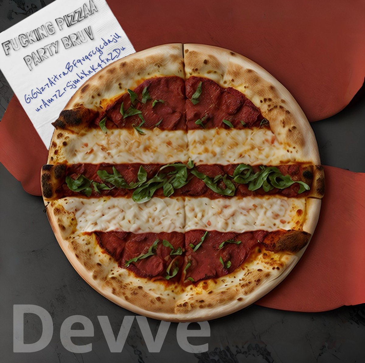 <a href="/ZssBecker/">Alex Becker 🍊🏆🥇</a> Forget moonshots, we’re aiming for the perfect crust! 🚀🍕 Representing $Devve in the ultimate pizza showdown—because just like our token, this slice is built to dominate. 🔥💰

Win or lose, one thing’s for sure… this pizza is fully baked. 👨‍🍳😏 #DevveToTheTop