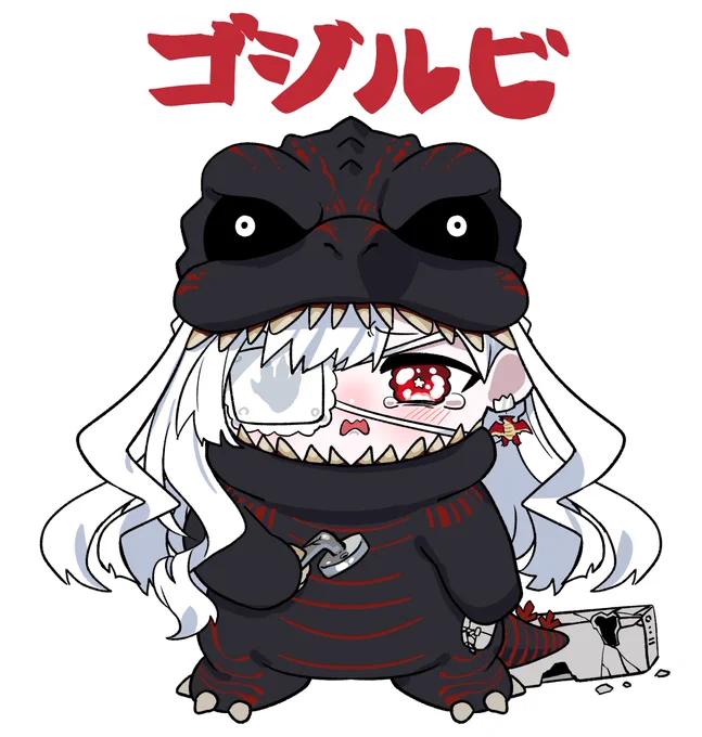 ドアの取っ手がやPCを壊わす(壊れる)怪獣 #るびぃのあるばむ