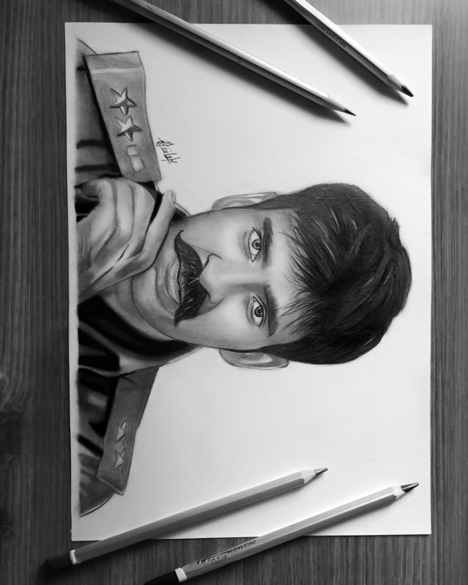 buela_ruby's tweet photo. Rathore, Vikram Rathore!!⭐
Here is my Artwork of @RaviTeja_offl gaaru from #Vikramarkudu 
Art Nachithe Do Like &amp; Reshare🥰
#RaviTeja @ssrajamouli https://t.co/PYEaUe2EPH
