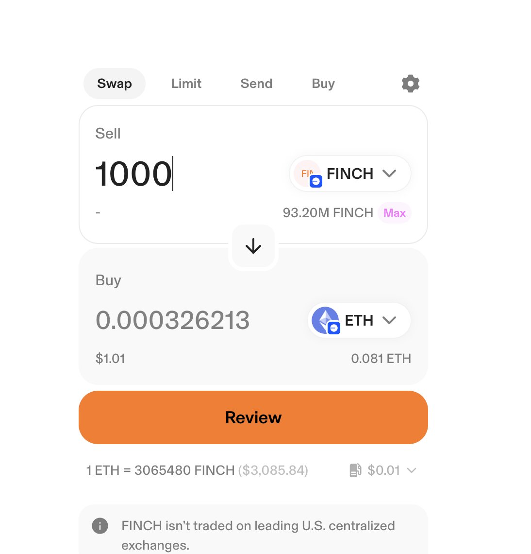 Finch Coin tweet media